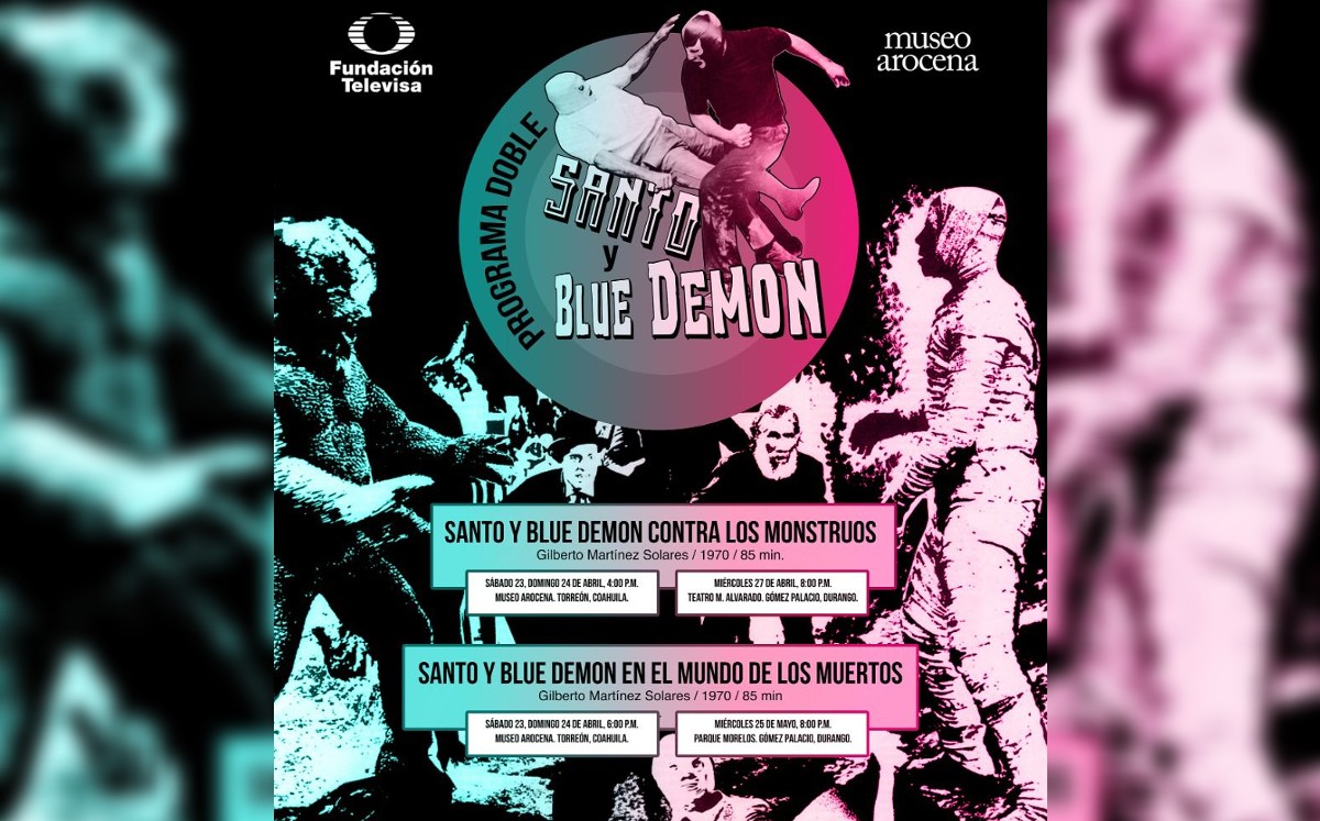 'Santo y Blue Demon contra los monstruos'. (Especial)