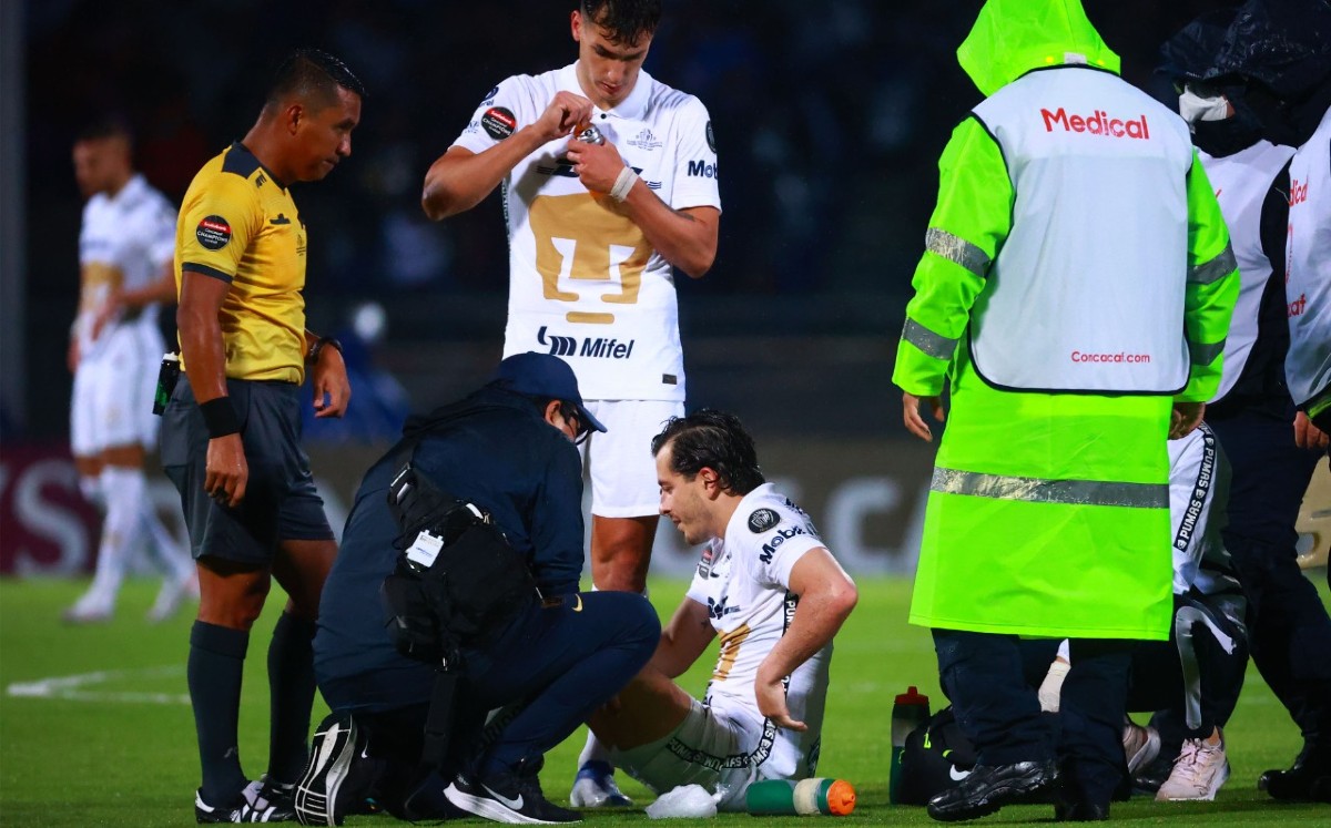 Alan Mozo sufre dura lesión y sale ovacionado del Pumas vs Seattle (Imago7)