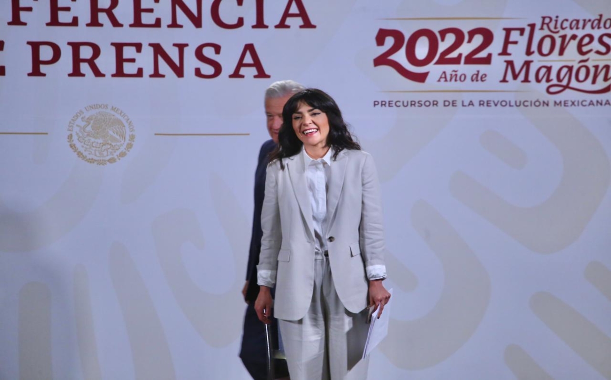 Ana García Vilchis presente en la mañanera | Ariel Ojeda