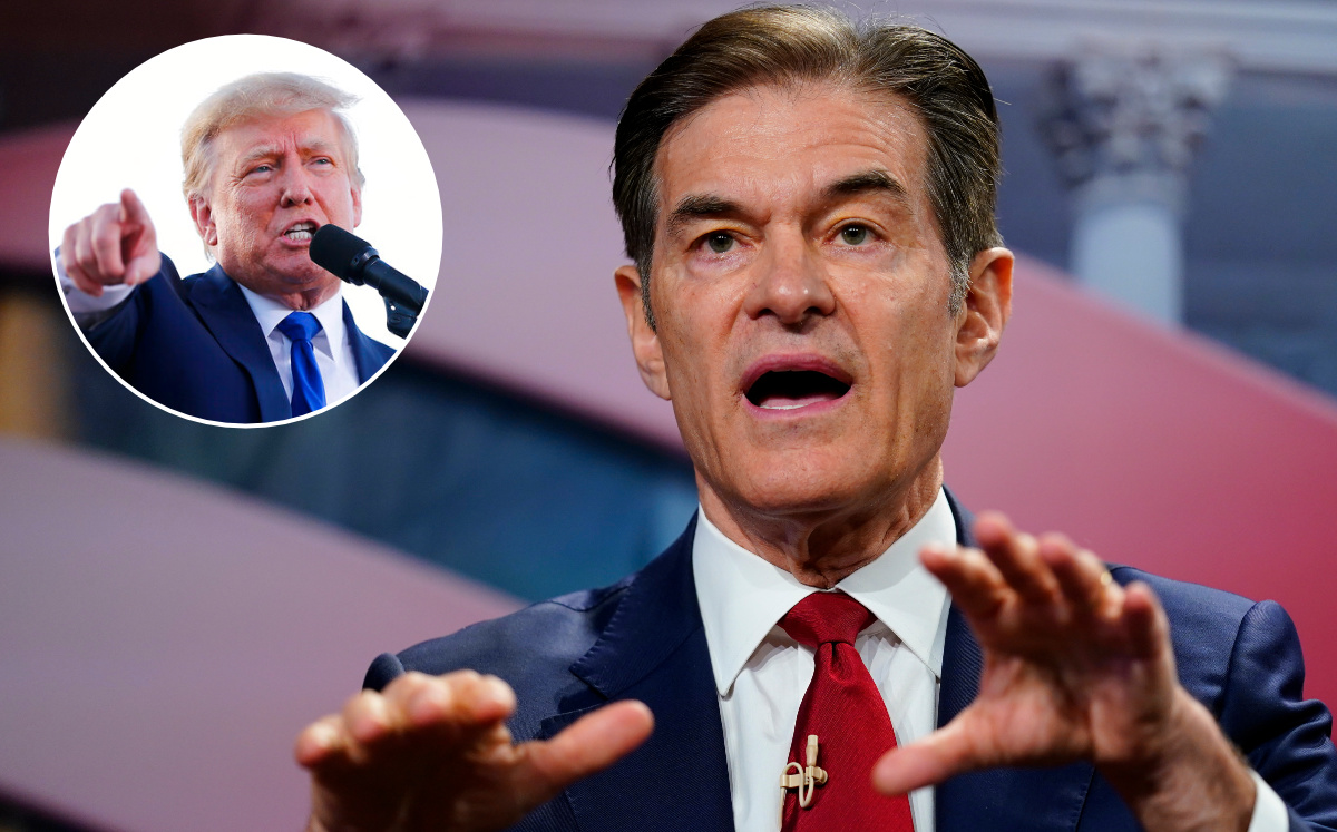 El Dr. Oz, una de las personalidades de la televisión estadunidense, está siendo respaldado por Trump. (AP)