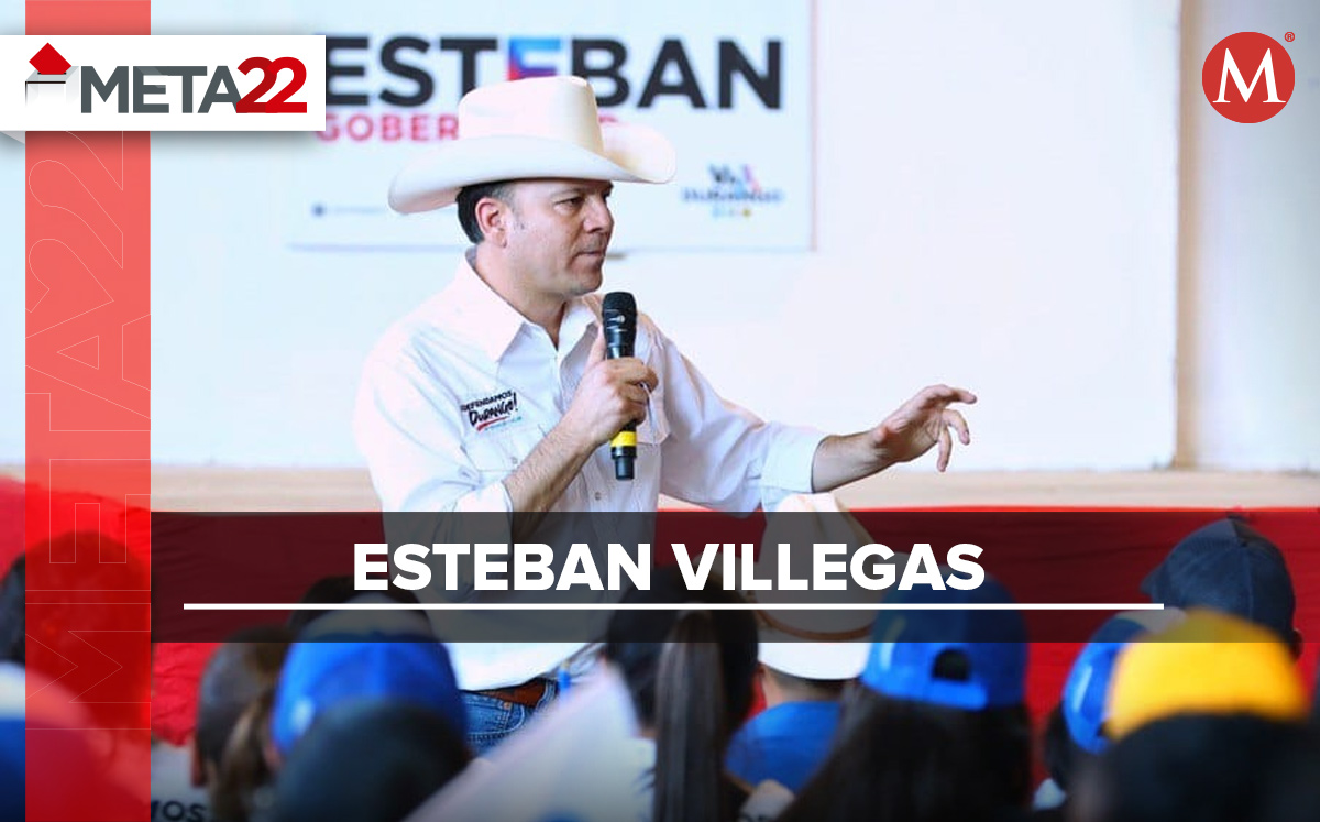 Esteban Villegas compite por llevarse la mayoría en las urnas. (Especial)