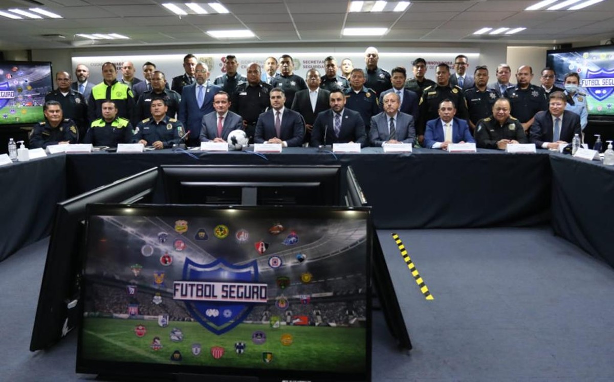 Liga MX tiene reunión con la SSC por temas de seguridad en los estadios (Cortesía: Comunicación de SSC-CDMX)