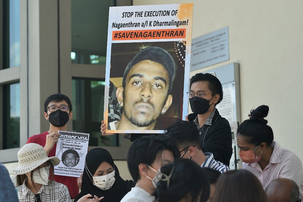 Nagaenthran K. Dharmalingam fue condenado a al horca por traficar cocaína a Singapur. (AFP)