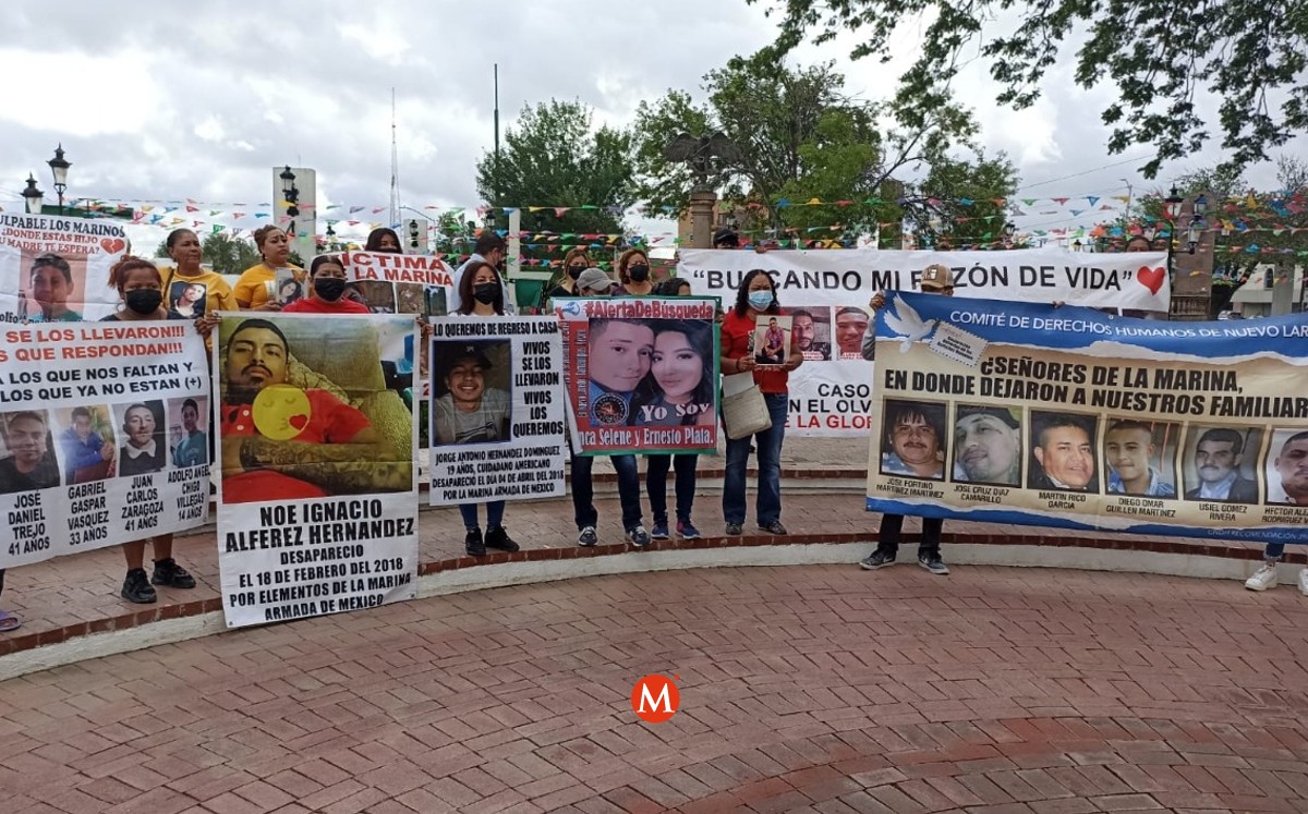 Solicitan memorial para víctimas desaparición forzada en Nuevo Laredo. (Lucía Cisneros)