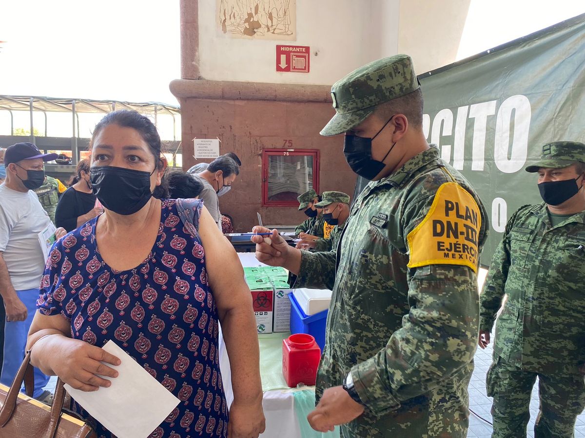 Batallón de Infantería tiene disponibles mil 800 dosis. (Especial)