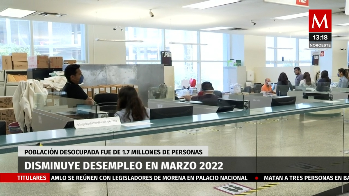 Desempleo, necesidad de trabajar más tiempo e informalidad disminuyeron en marzo