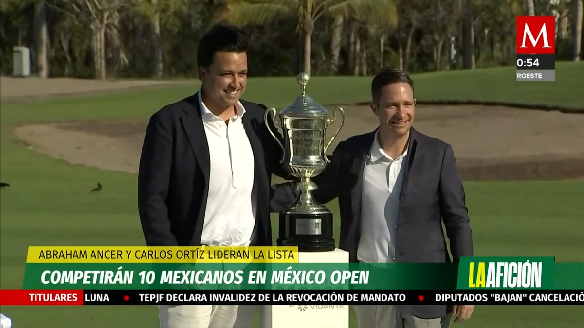 Diez mexicanos competirán en el torneo de México Open