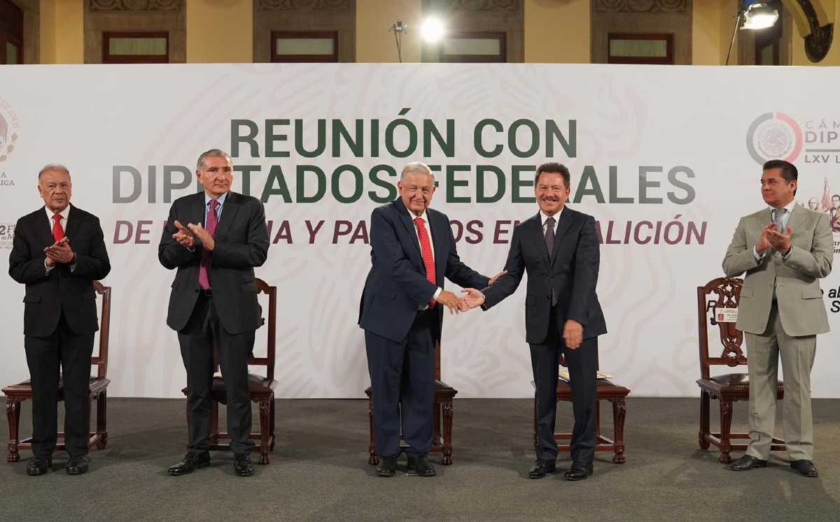 Ignacio Mier aseguró que los diputados de la 4T respaldarán la reforma electoral. | Especial