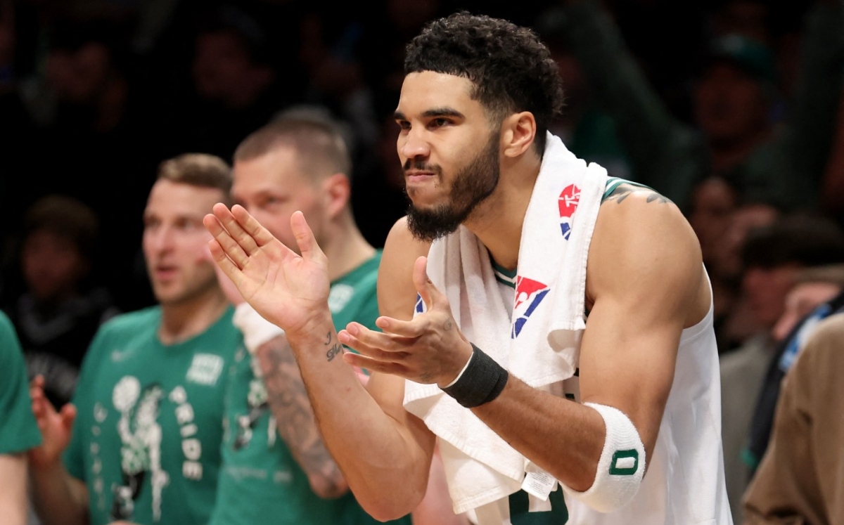 Jayson Tatum, el líder de los Boston Celtics en los playoffs (Reuters)