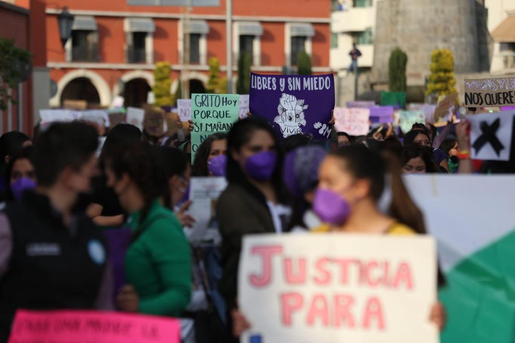 Marchas para pedir alto a las desapariciones y feminicidios. (Jorge Sánchez)