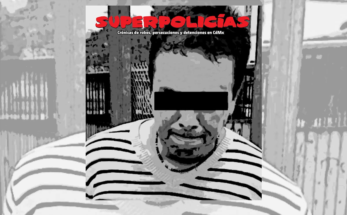 El policía patrullaba muy cerca de la zona del asalto. | Diseño Moisés Butze