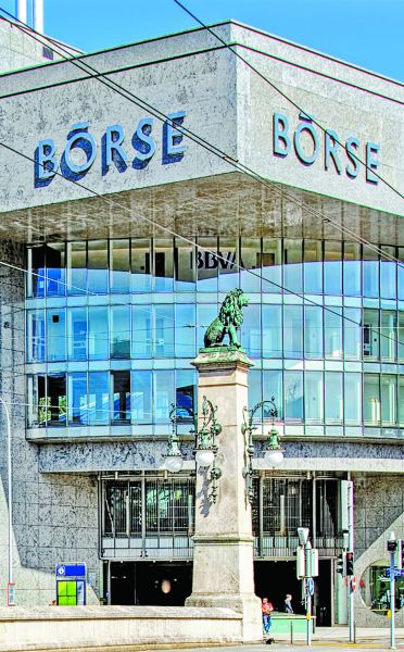 Sede de SIX Swiss Exchange, piso de remates en Zúrich. Especial
