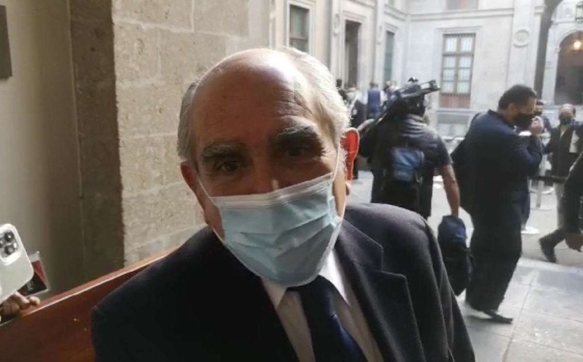 El titular de la UIF durante una entrevista en Palacio Nacional. | Especial