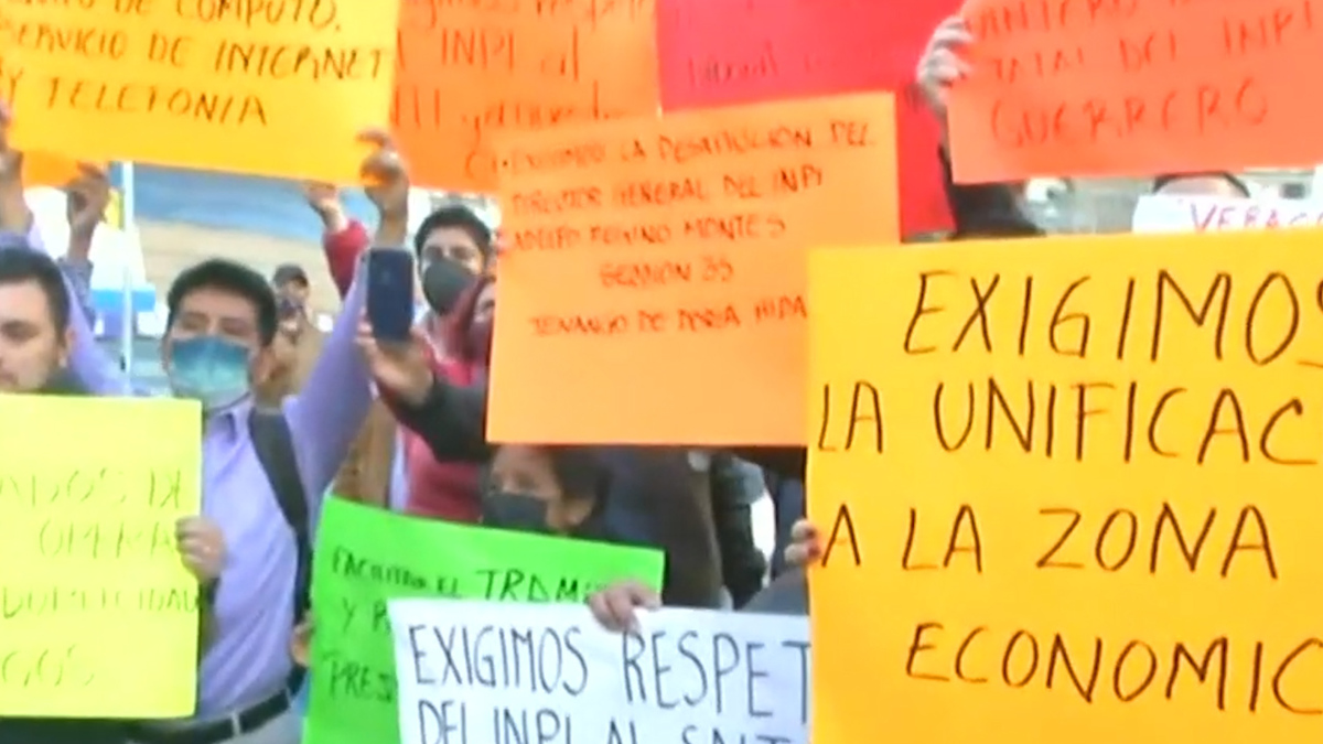Trabajadores del INPI  exigen renuncia de titular Adelfo Regino