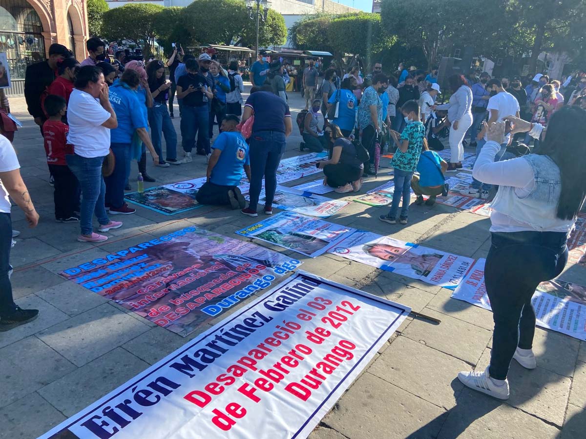 Caravana de búsqueda en Durango. (Especial)