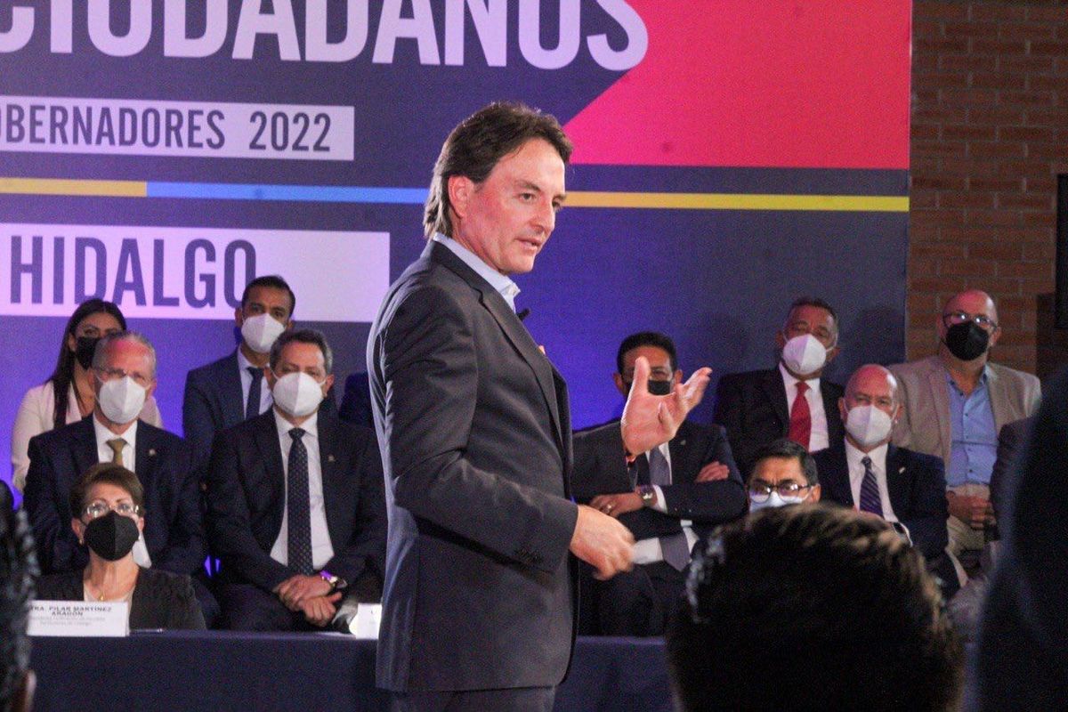 Francisco Xavier Berganza, candidato de Movimiento Ciudadano. (Cortesía)