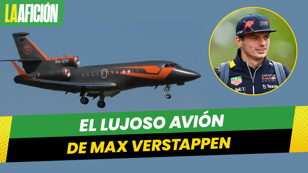El lujoso avión privado de Verstappen que vale 12 millones de euros