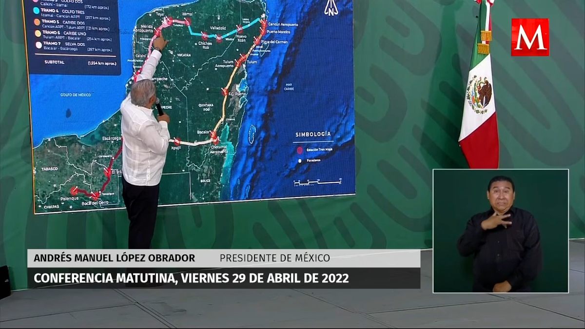 Vamos a seguir con Tren Maya: AMLO ordena expropiar terrenos en ...