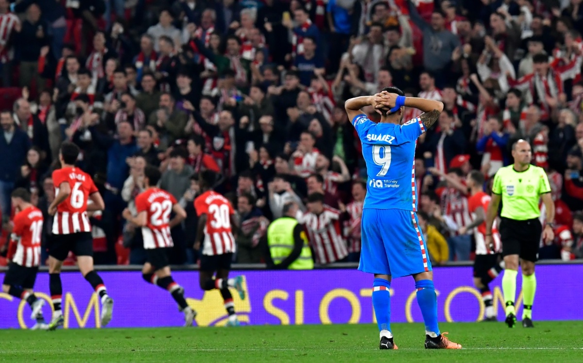 Atlético de Madrid cae ante el Athletic y complica su boleto a Champions (AP)