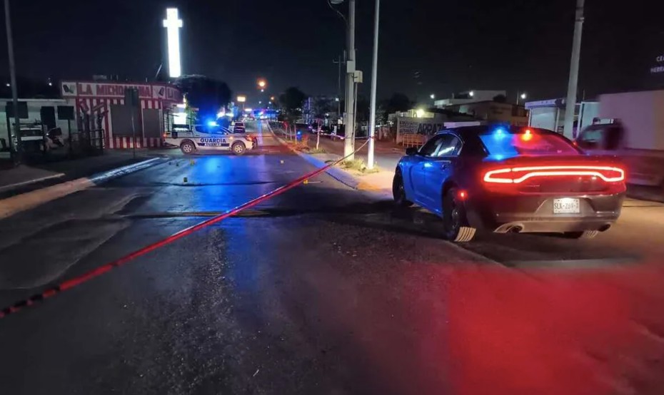 Balean a dos hombres en Pesquería, Nuevo León. Foto: Mayte Villasana.