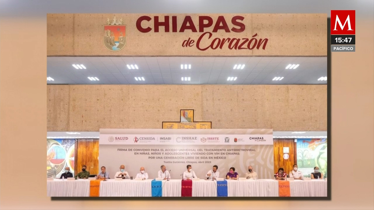En Chiapas firman convenio para acceso a tratamiento a niños con VIH