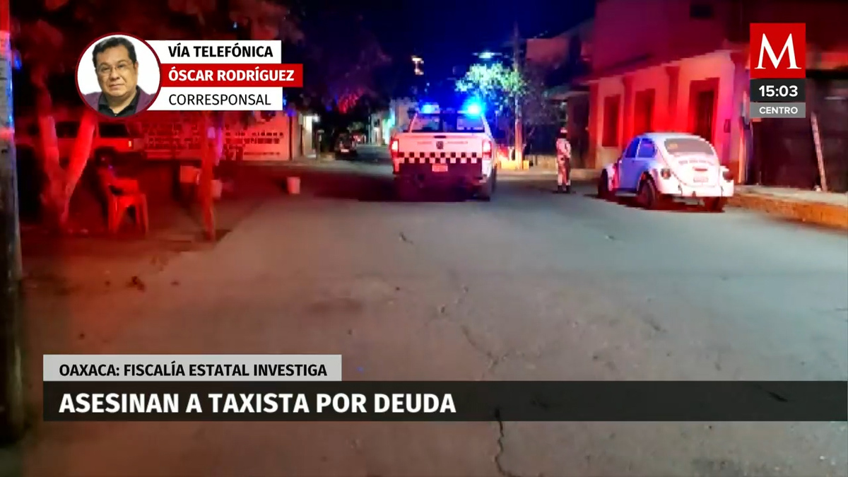 En Oaxaca, taxista es asesinado por presunta deuda