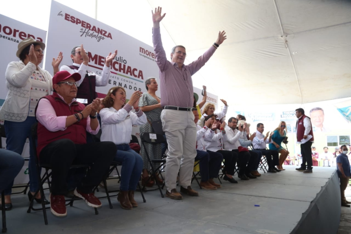 El canciller Marcelo Ebrad  anunció que buscará la candidatura a la presidencia en 2024 (Jorge Sánchez)