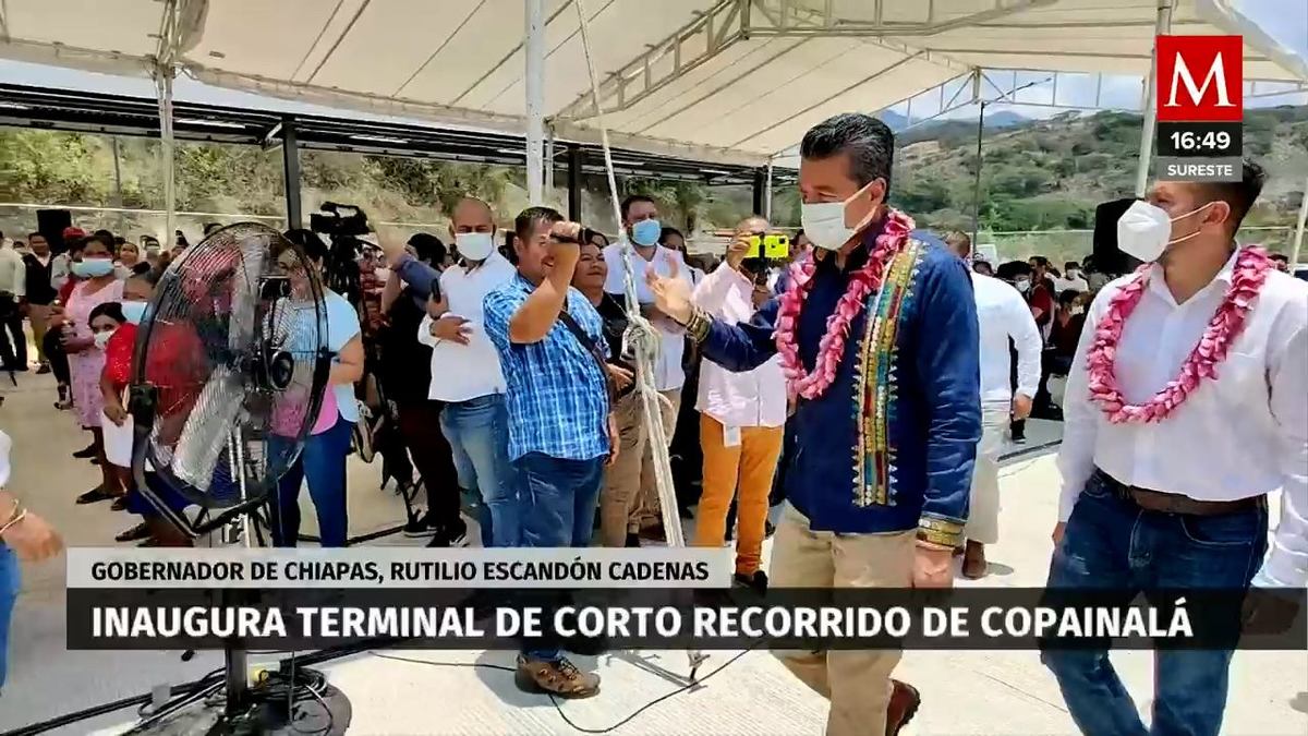 En Chiapas inauguran la terminal de recorrido corto de Copainalá