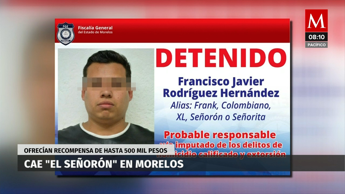 Detienen en Sinaloa a 'El Señorón', presunto líder del CJNG en Morelos