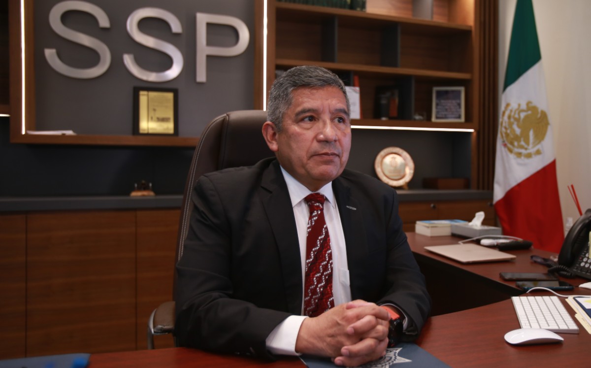 José Alfredo Ortega Reyes, secretario de Seguridad Pública de Michoacán. (Juan Carlos Bautista)