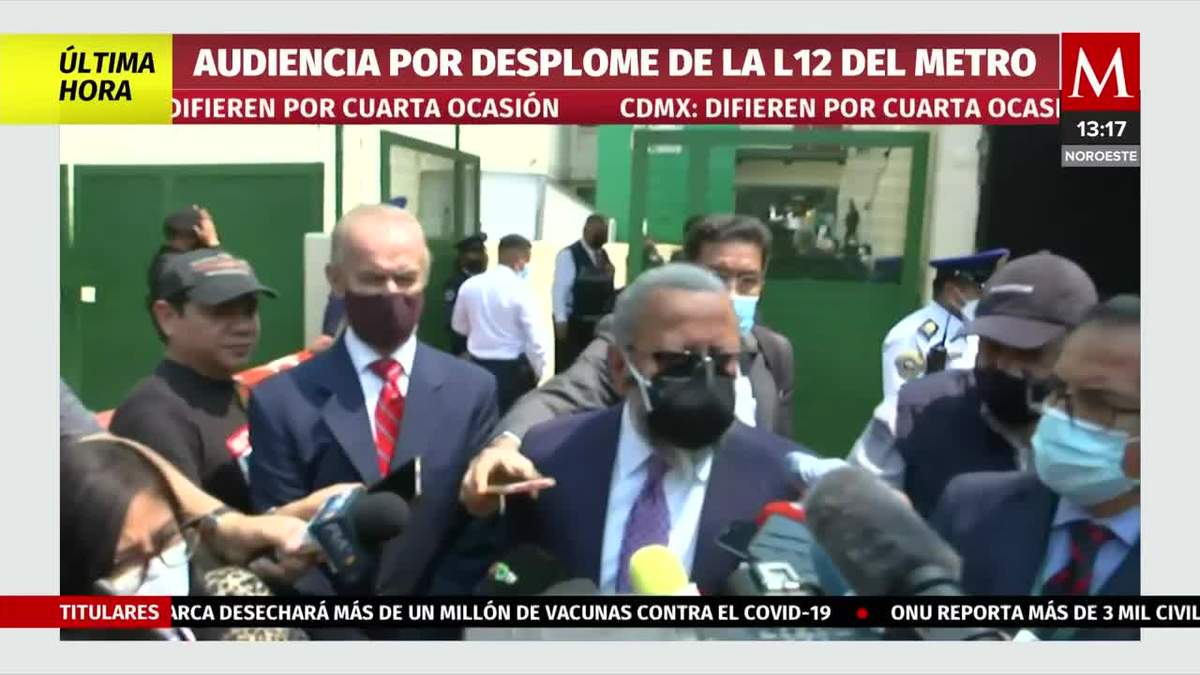 Aplazan para junio audiencia por colapso de Línea 12 del Metro; CdMx