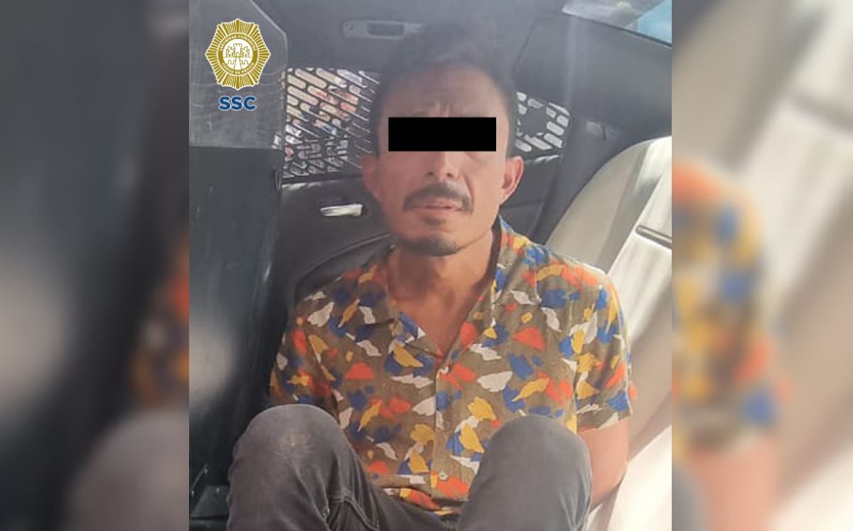 El hombre fue detenido en posesión de droga.