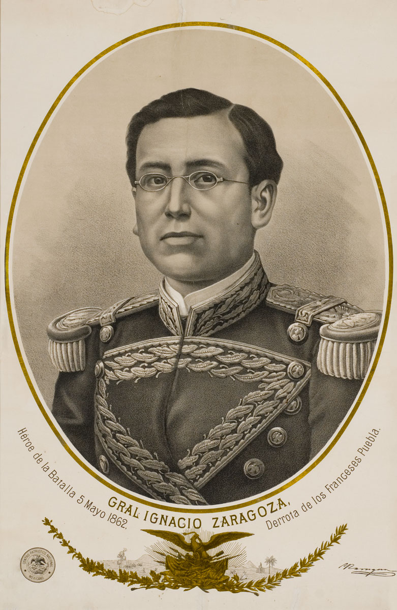 Litografía del General Ignacio Zaragoza (1829- 1862) | Especial