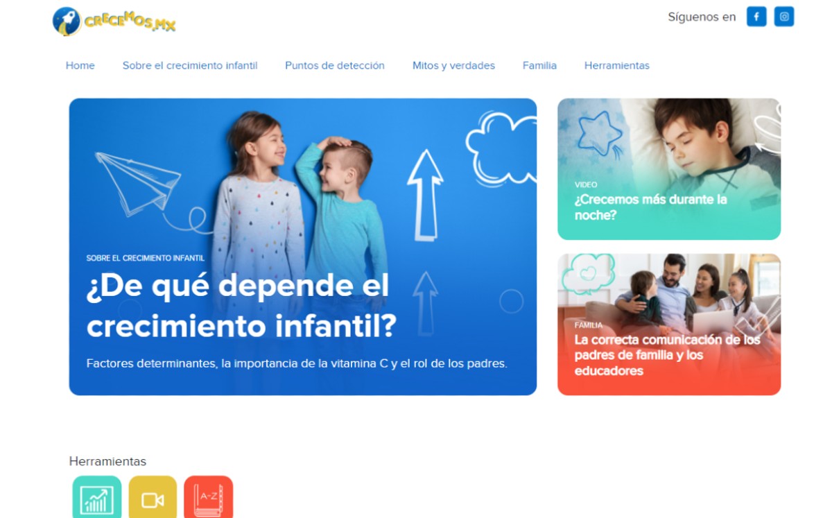 El sitio de internet fue presentado en conferencia de prensa. | Captura