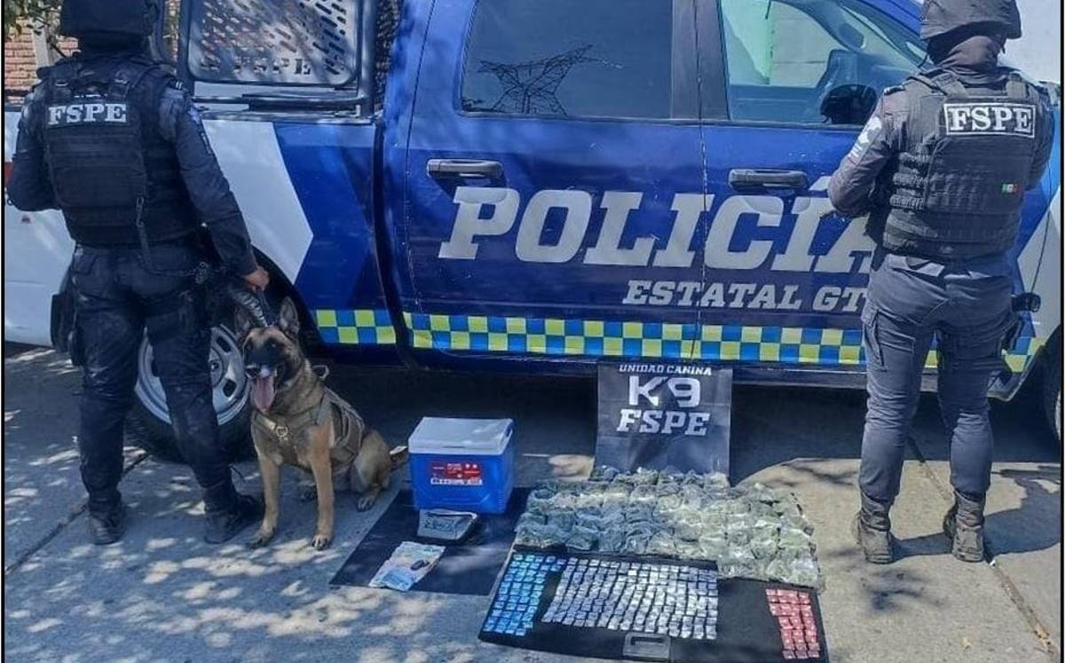 Se aseguraron 821 dosis de droga y más de 12 mil pesos en efectivo.-