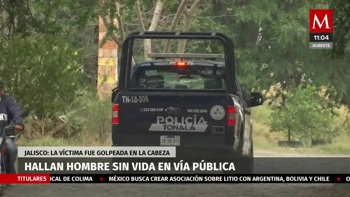 Autoridades de Jalisco hallaron a un hombre sin vida en la vía púbica