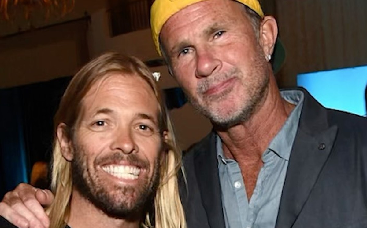 El baterista recordó a Hawkins en un concierto que dio Red Hot Chili Peppers en un festival (Instagram).
