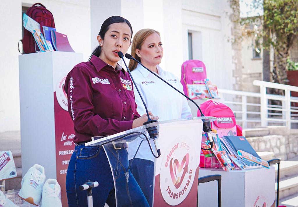 Betzabé Martínez se compromete a impulsar políticas públicas para las infancias