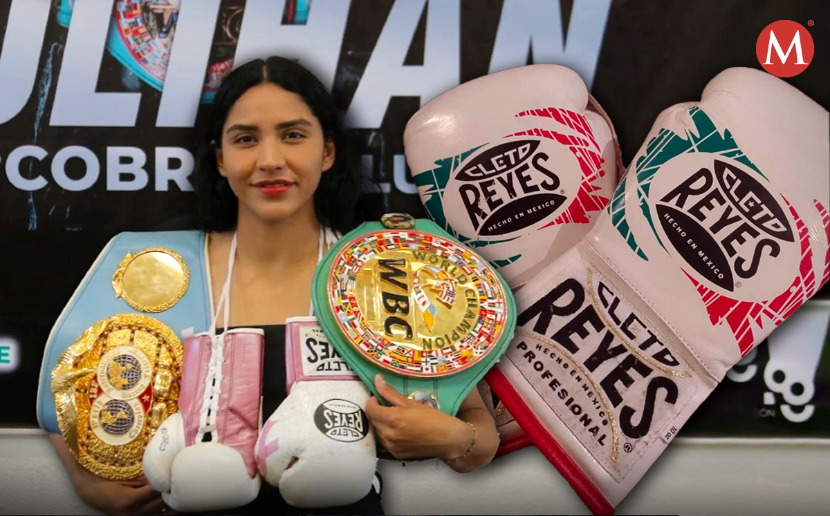 Boxeadora lagunera Yulihan "Cobrita" Luna rifará un par de guantes. (Especial)