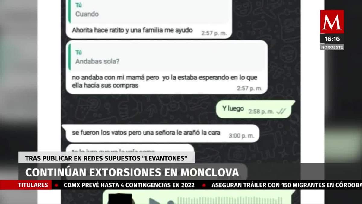 Continúa ola de extorsiones en Monclova, Coahuila