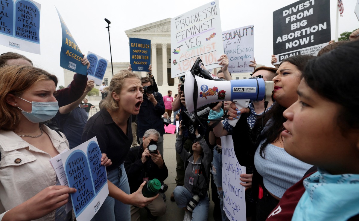 Las protestas por el aborto en Estados Unidos se han intensificado. | Reuters