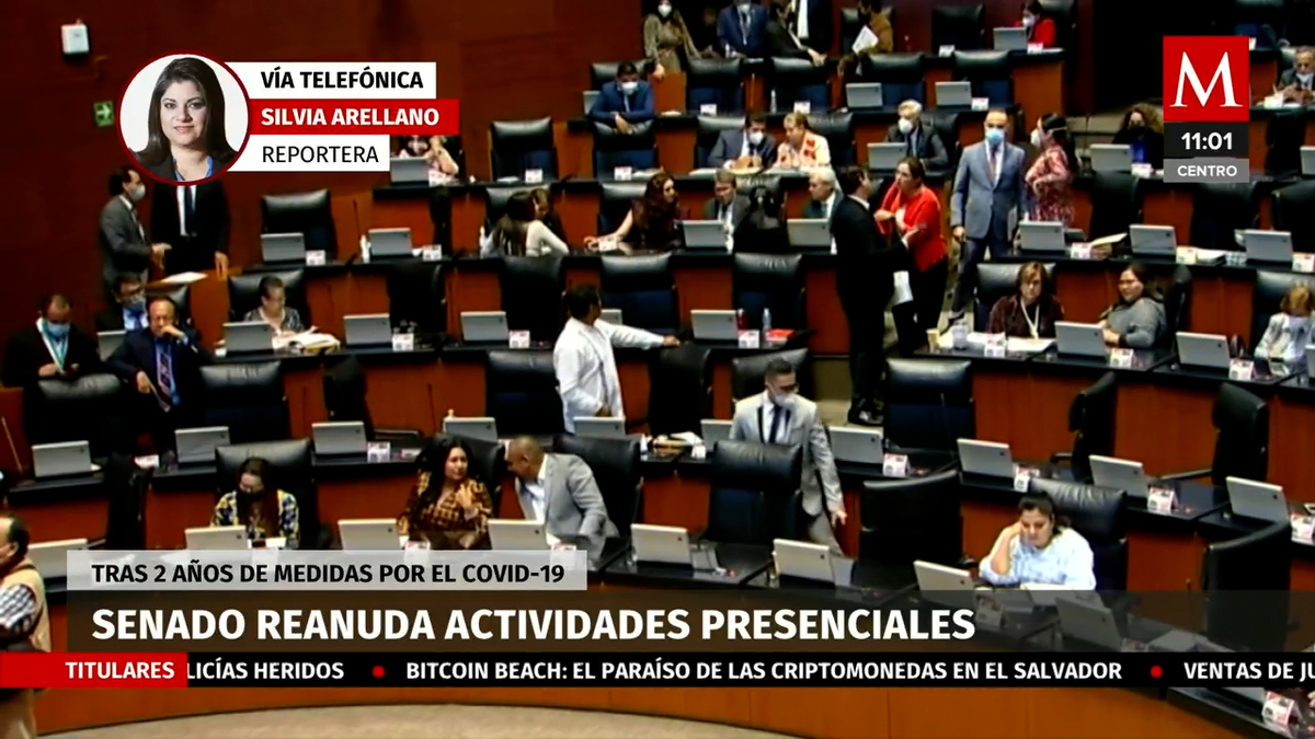 Tras dos años de pandemia, Senado reanuda actividades presenciales