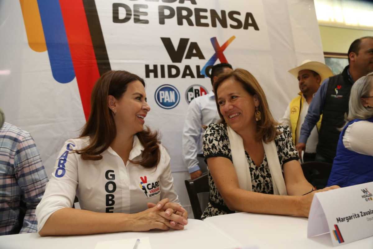 Carolina Viggiano y Margarita Zavala. (Jorge Sánchez)