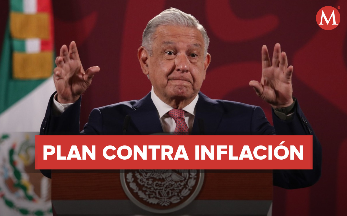 Conferencia del Presidente para la presentación de del plan contra inflación.