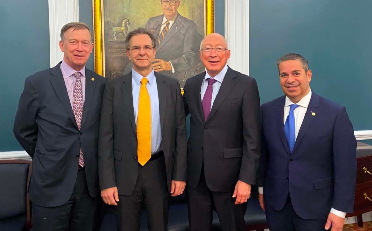 Ambos embajadores se reunieron con senadores de Nuevo México y Colorado. | @USAmbMex
