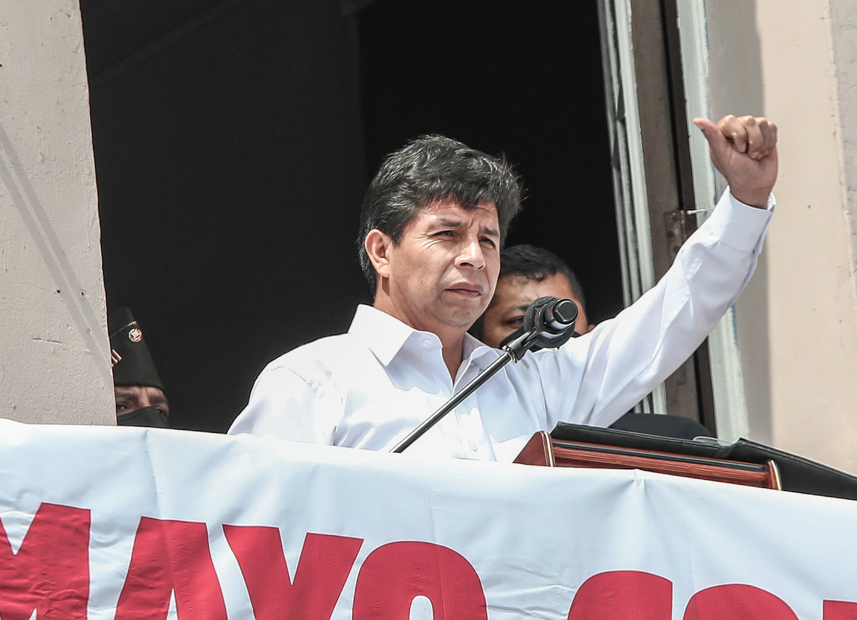 Pedro Castillo, presidente de Perú. | EFE