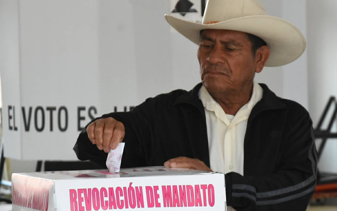 Votos de revocación de mandato en Guanajuato. (Especial)