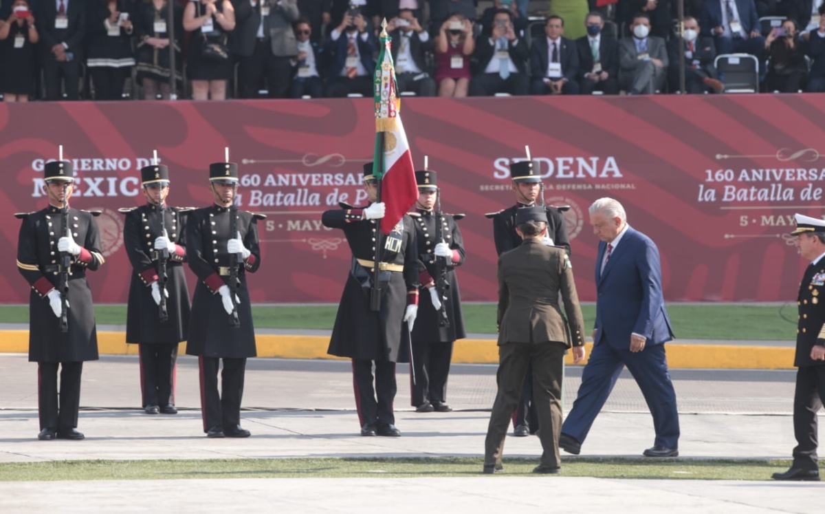 AMLO en ceremonia conmemorativa del 5 de Mayo en Puebla | Jesús Quintanar
