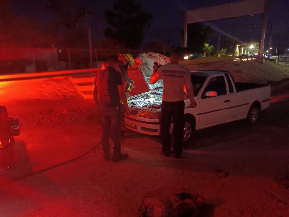 El hombre resultó ileso y los daños de la camioneta solo fueron materiales. | Especial
