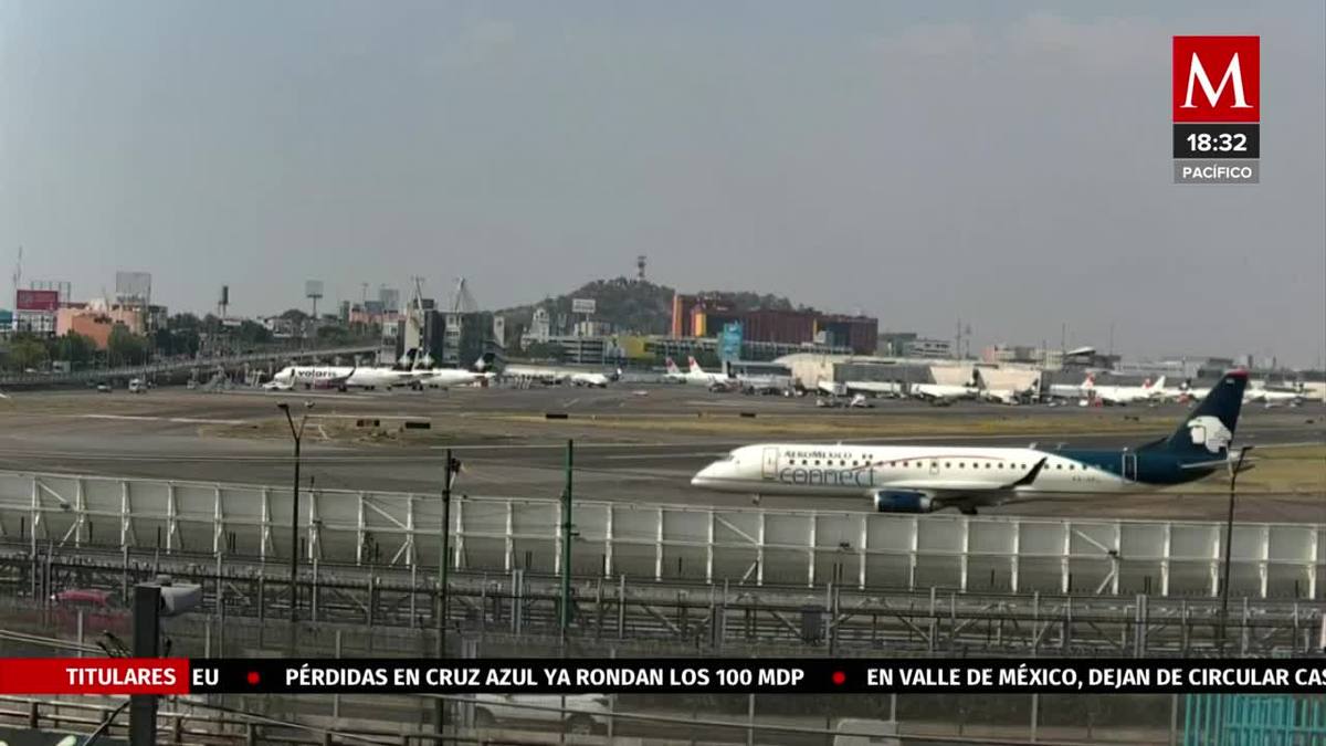 Autoridades aeronáuticas niegan incidentes en aeropuerto de CdMx
